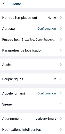 Verisure mobile app