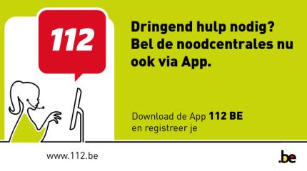 Sneller hulp met de applicatie 112 BE