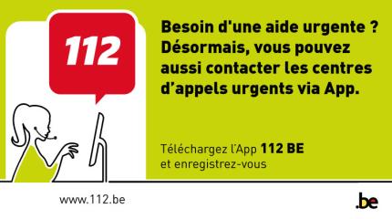 Un secours plus efficace grâce à l’application 112 BE Un secours plus efficace grâce à l’application 112 BE